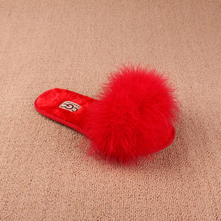 Spring Summer Autumn Winter Cotton Plush Slippers