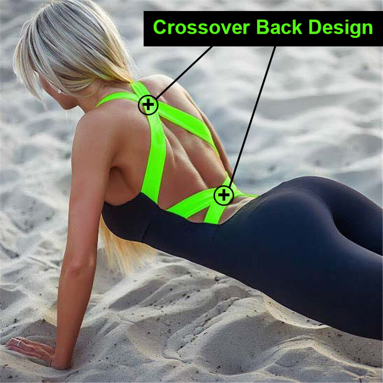 One Piece Sport Clothing Backless Sport Suit