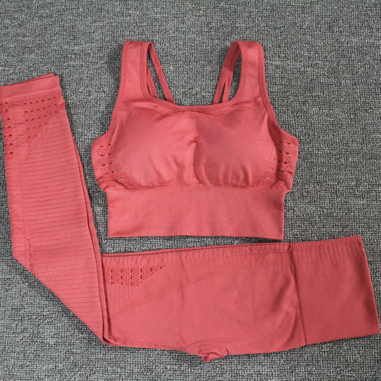 Sports Suits Seamless Yoga Set Women Fitness