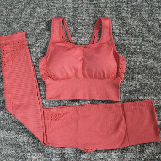 Sports Suits Seamless Yoga Set Women Fitness