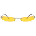 Clear Lens Small Narrow Sunglasses