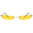 Clear Lens Small Narrow Sunglasses