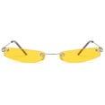 Clear Lens Small Narrow Sunglasses