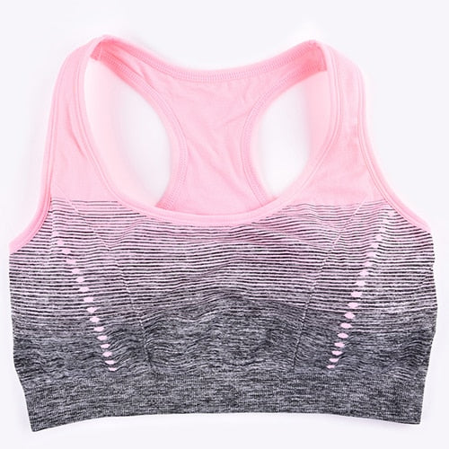 Stretch Breathable Top Fitness Women Padded Bra