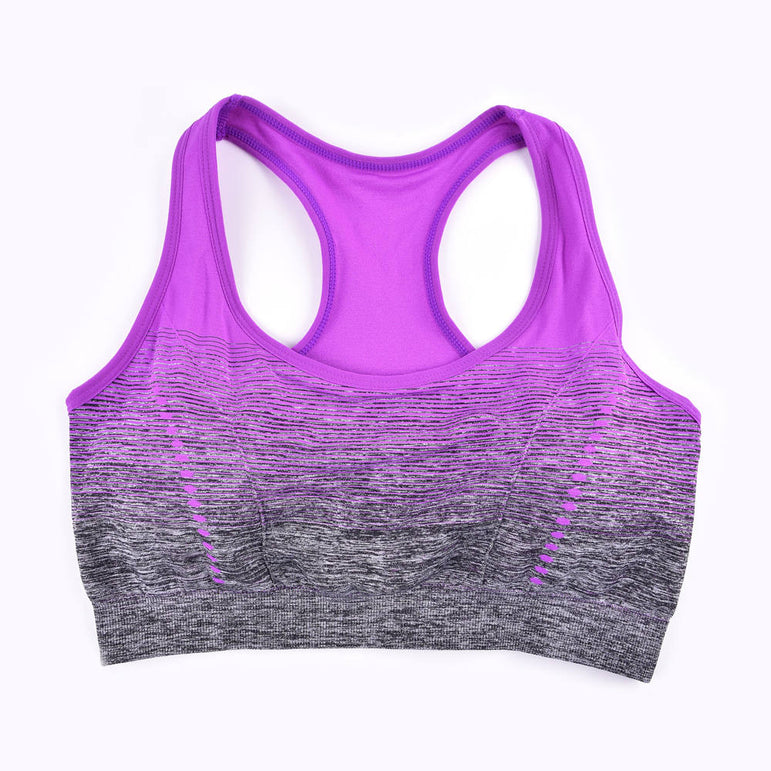 Stretch Breathable Top Fitness Women Padded Bra