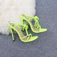 Super High Thin Heels Ankle Cross Strap Sandals