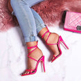 Super High Thin Heels Ankle Cross Strap Sandals