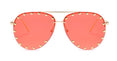 Ladies Metal Rivet Pilot Sunglasses