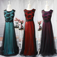 Plus Size Bridesmaid Dress Elegant A Line O Neck