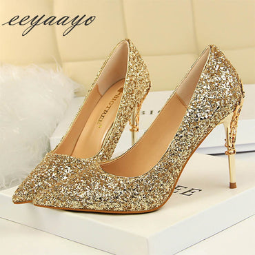 Spring High Thin Heels Pointed Toe