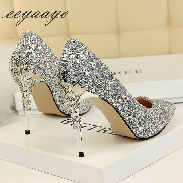 Spring High Thin Heels Pointed Toe