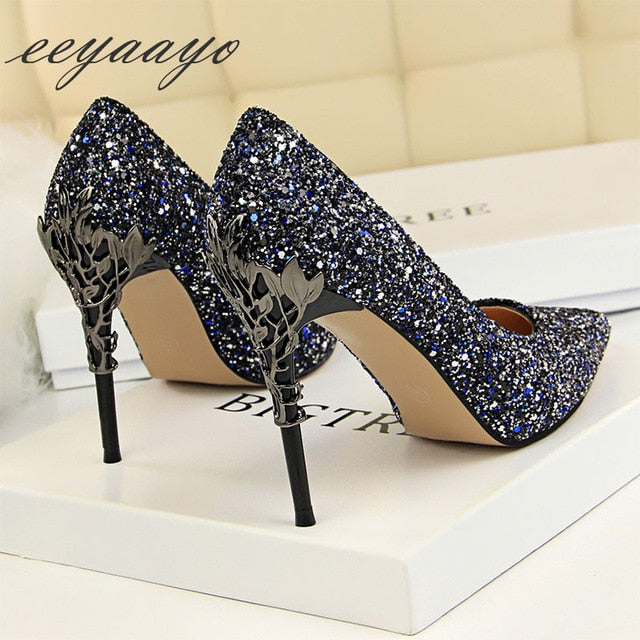 Spring High Thin Heels Pointed Toe