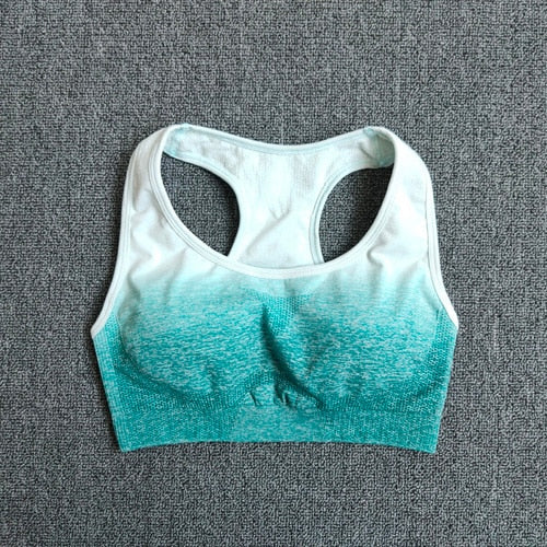 Ombre Yoga Set Sports Gym Set