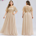 Plus Size Sequined Evening Dresses Long