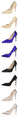 Metal Carved Sexy Pointed Toe Ladies Shoes