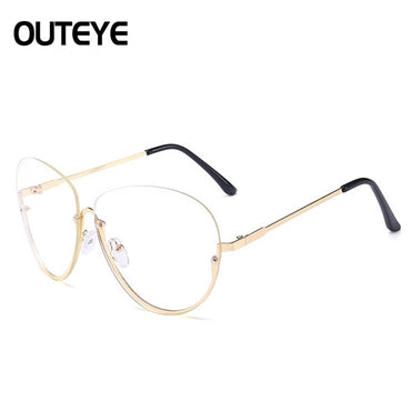 Clear Women Semi Rimless Sunglasses