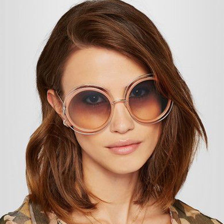 Oversized Round Brand Designer Sun Glasses