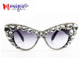 Flower Oversize Cat Eye Sunglasses