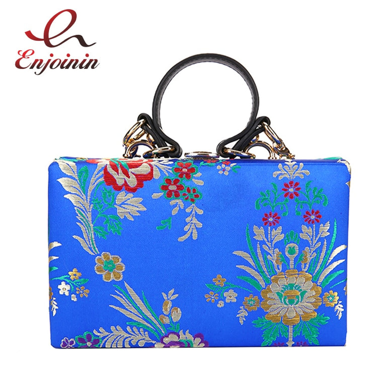 Flowers Style Fashion Party Clutch Bag