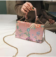 Flowers Style Fashion Party Clutch Bag