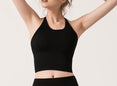 Solid Spaghetti Straps Yoga Gym Crop Tops