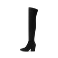 Over Knee High Elastic Fabric Women Boots